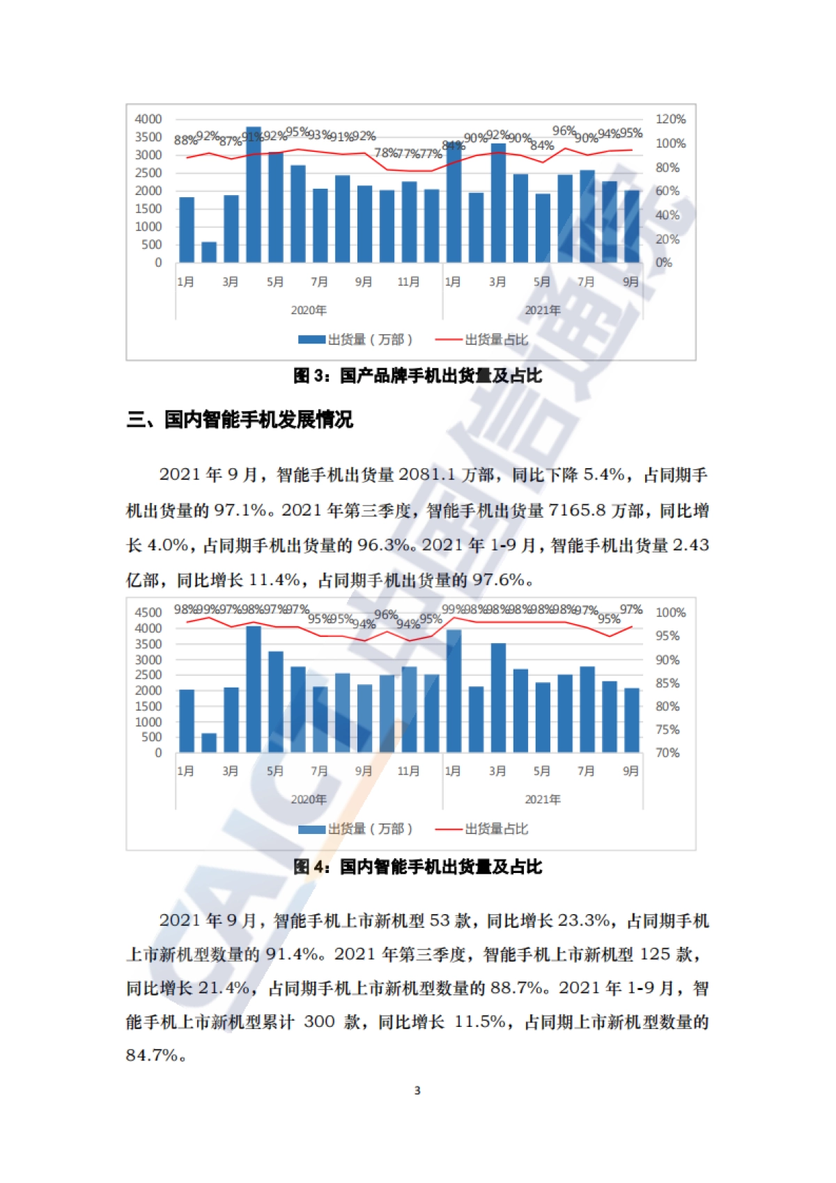 2021年9月国内手机市场运行分析报告（中文版）_第3页