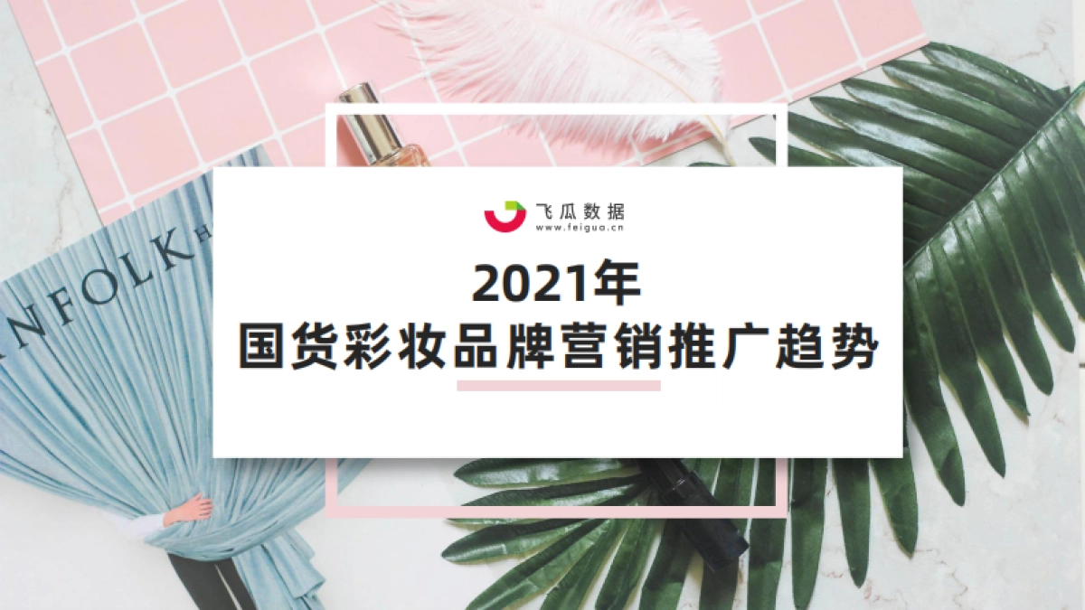 2021年国货彩妆品牌推广营销趋势-飞瓜数据_第1页