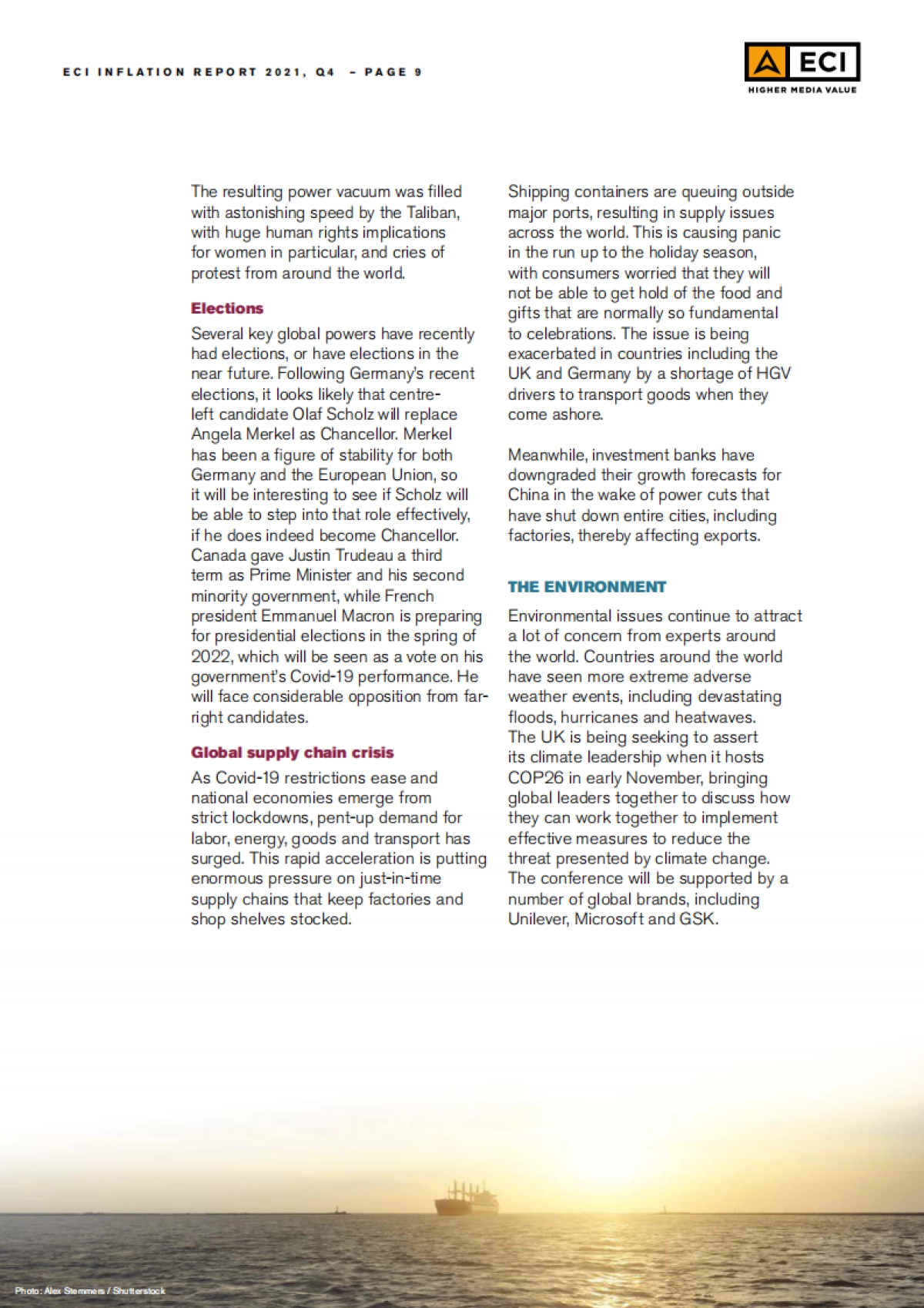 2021年全球经济体第四季度通货膨胀报告（英）-ECI-39页_第9页