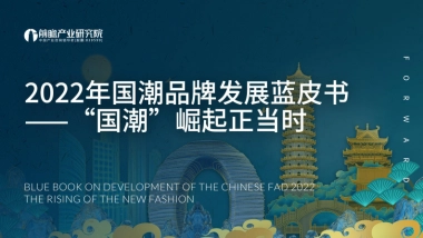 2022年国潮品牌发展蓝皮书——“国潮”崛起正当时-前瞻产业研究院