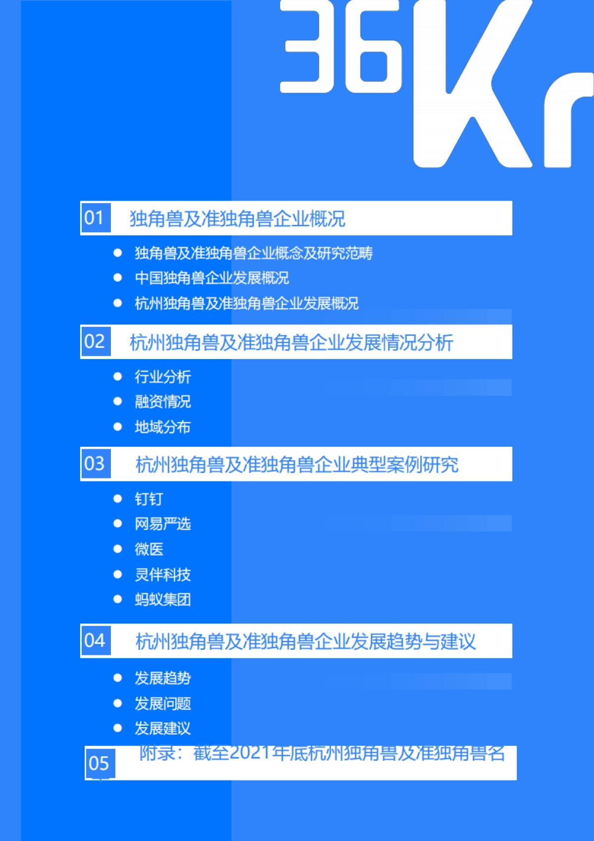 2022年杭州独角兽及准独角兽企业研究报告：“独”辟蹊径，杭州聚力新经济高质量发展-36氪研究院_第3页