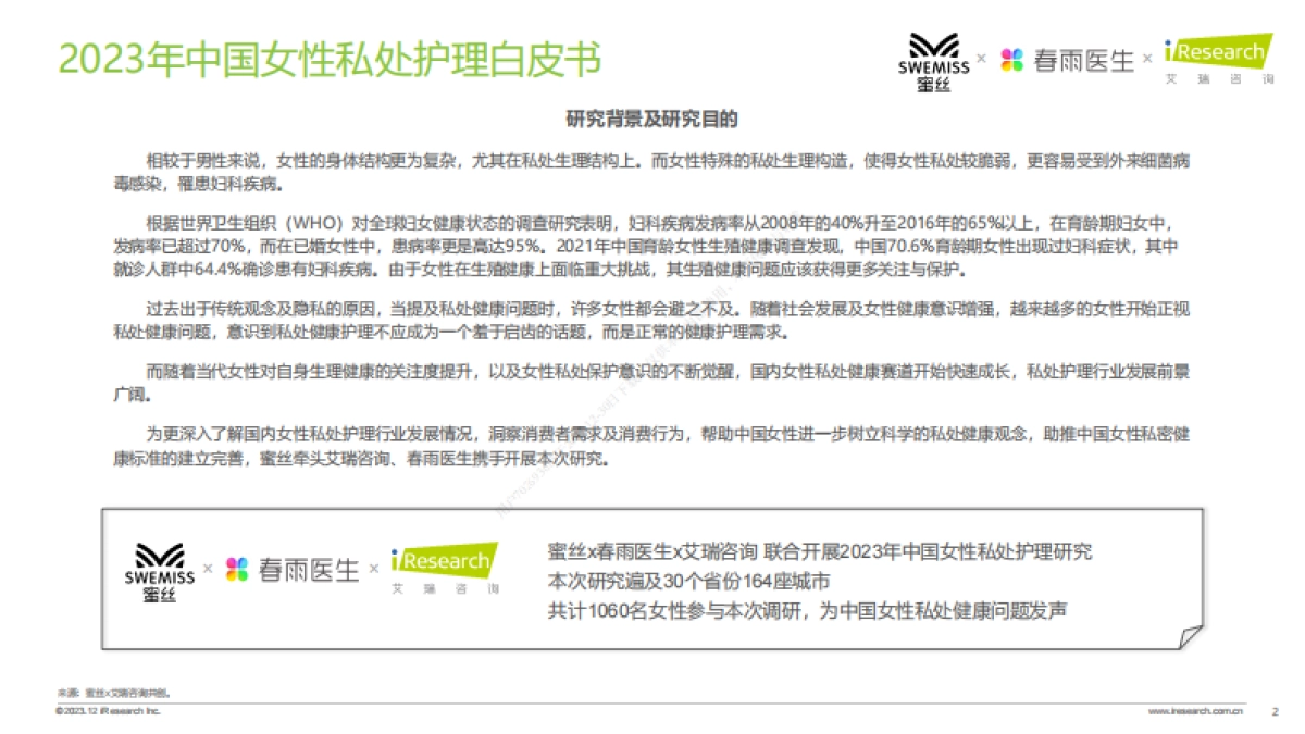 2023年中国女性私处护理白皮书_第2页