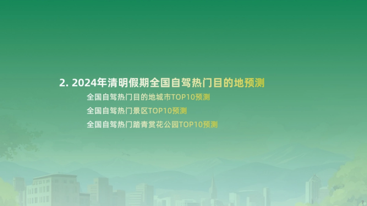 2024年清明出行预测报告_第7页