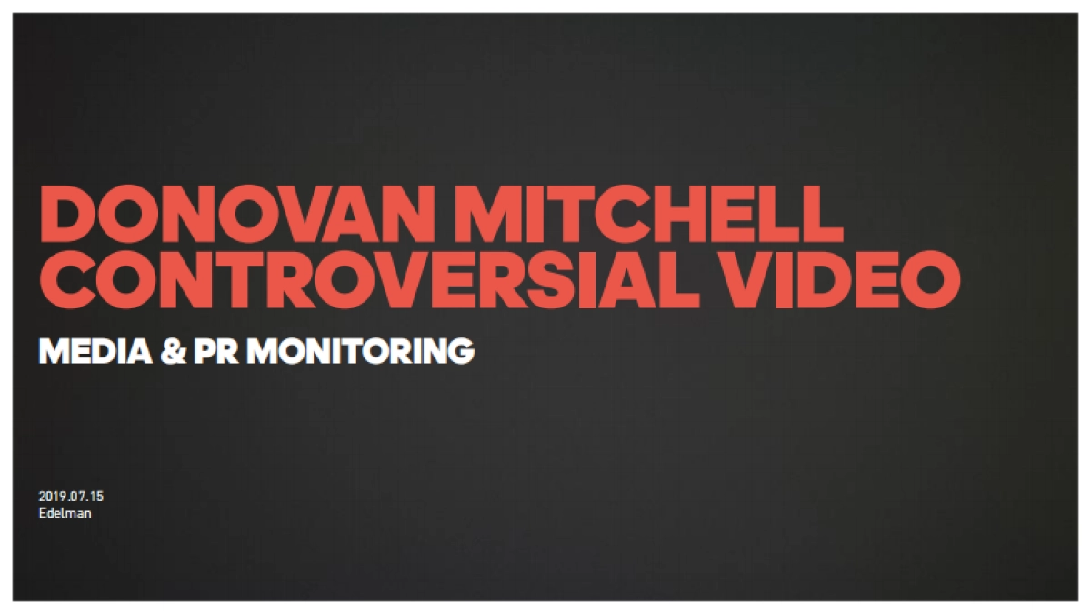 ADIDAS DONOVAN MITCHELL MEDIA&PR MONITORING REPORT_第1页