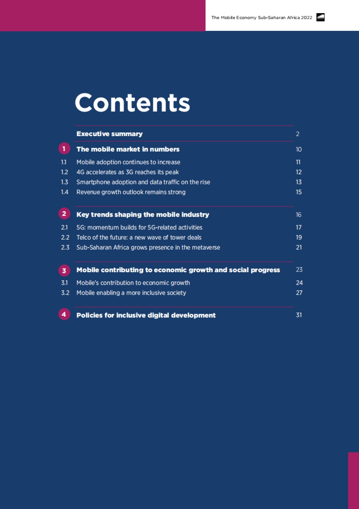 GSMA :2022年撒哈拉以南非洲移动经济报告(en)_第3页