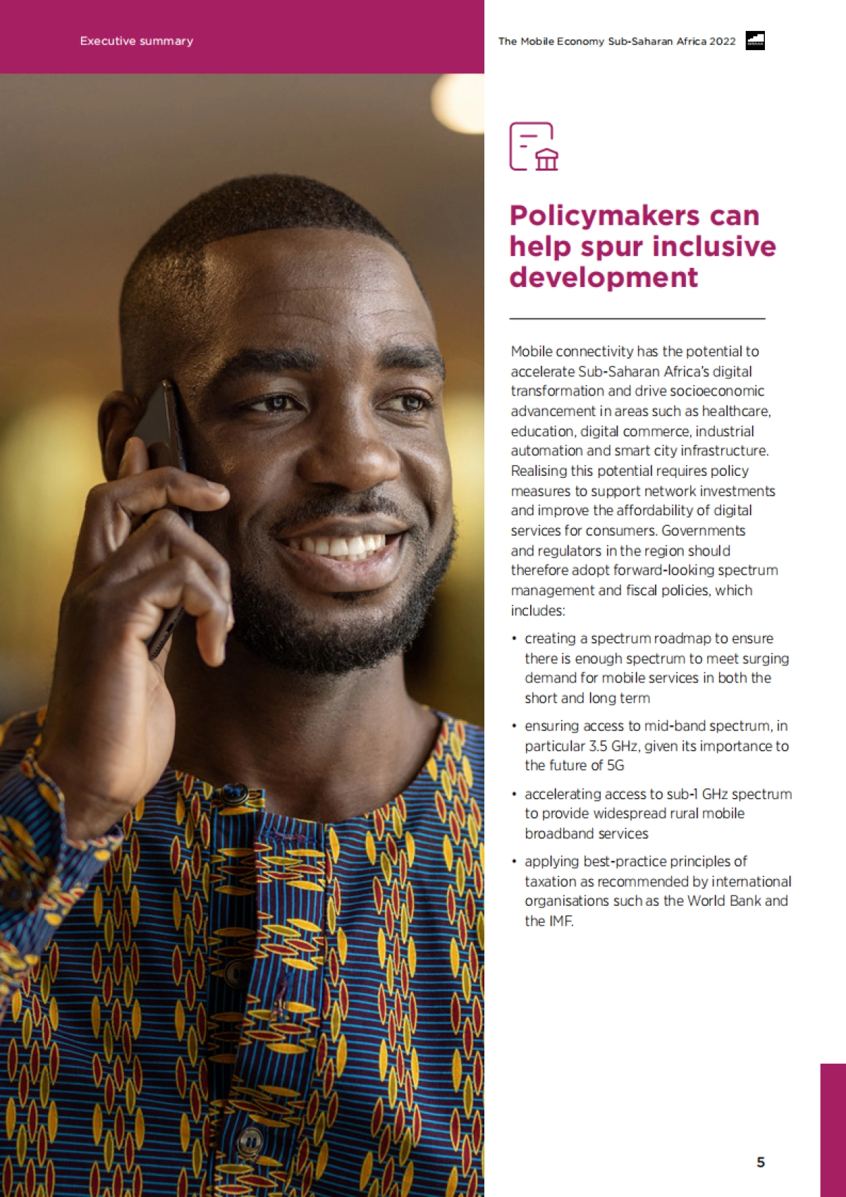 GSMA :2022年撒哈拉以南非洲移动经济报告(en)_第7页