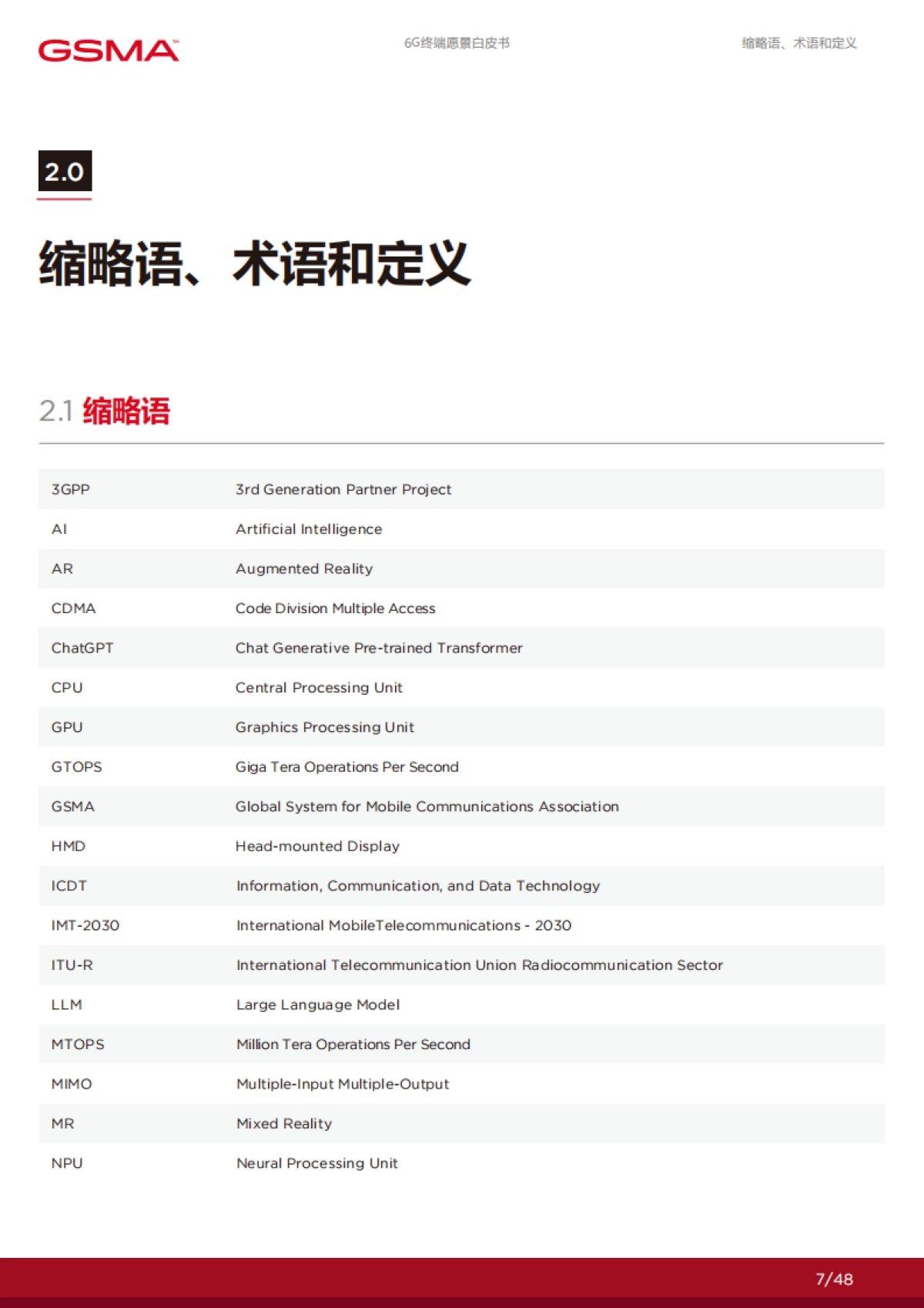 GSMA：6G终端愿景白皮书_第7页