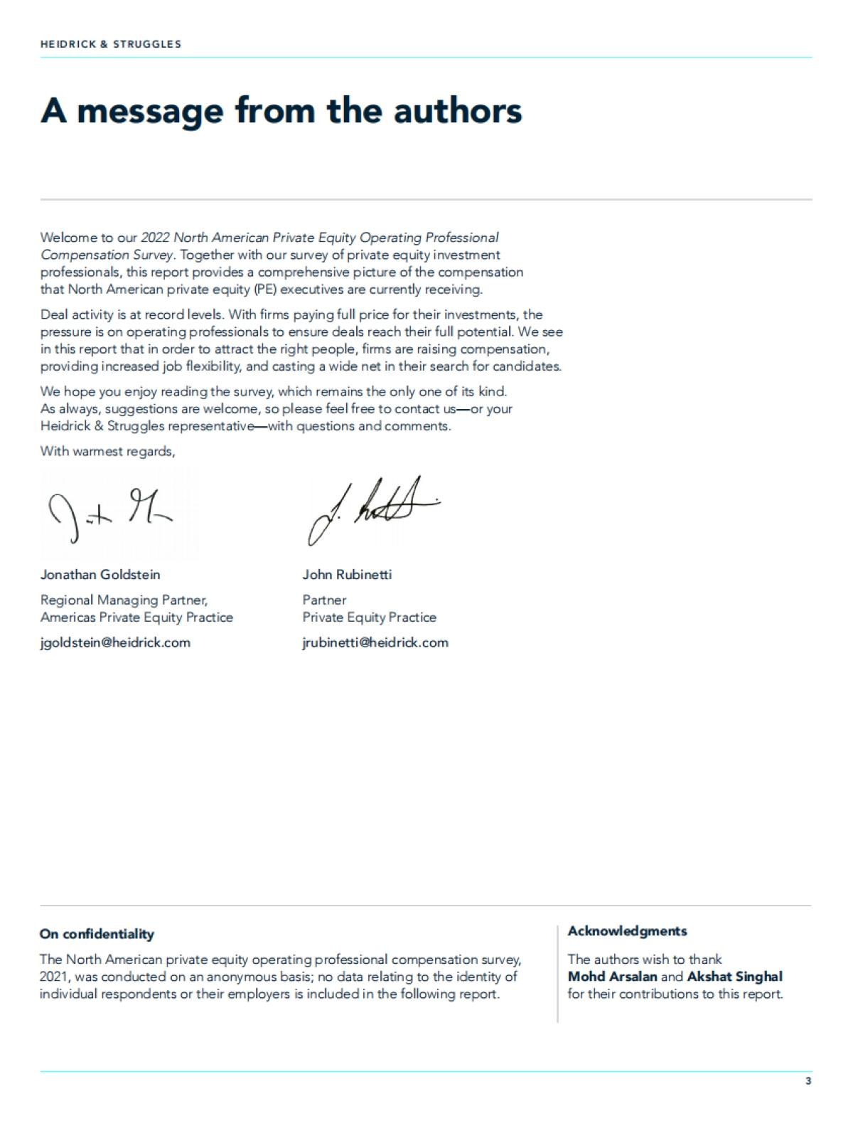 HEIDRICK：2022年北美私募股权运营薪酬调查报告（EN）_第3页