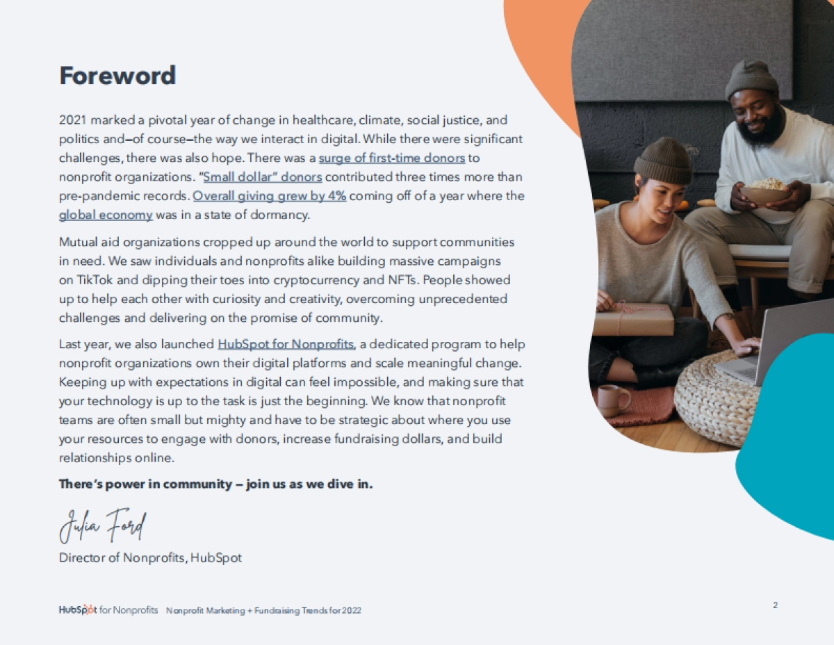 HubSpot：2022年非营利营销和筹款趋势报告_第2页