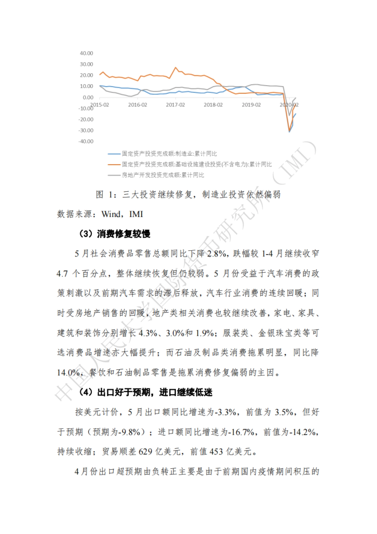 IMI宏观经济月度分析报告（2020年6月）_第10页
