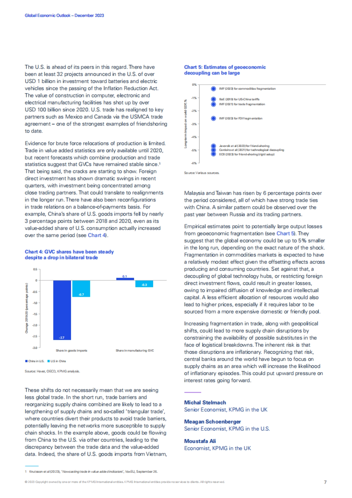 毕马威：2024年全球经济展望报告_第7页