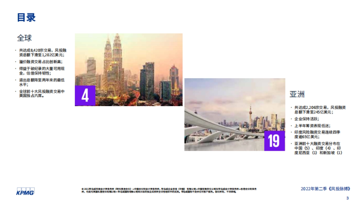 毕马威-风投脉搏：2022年第二季度全球风投趋势分析报告_第3页