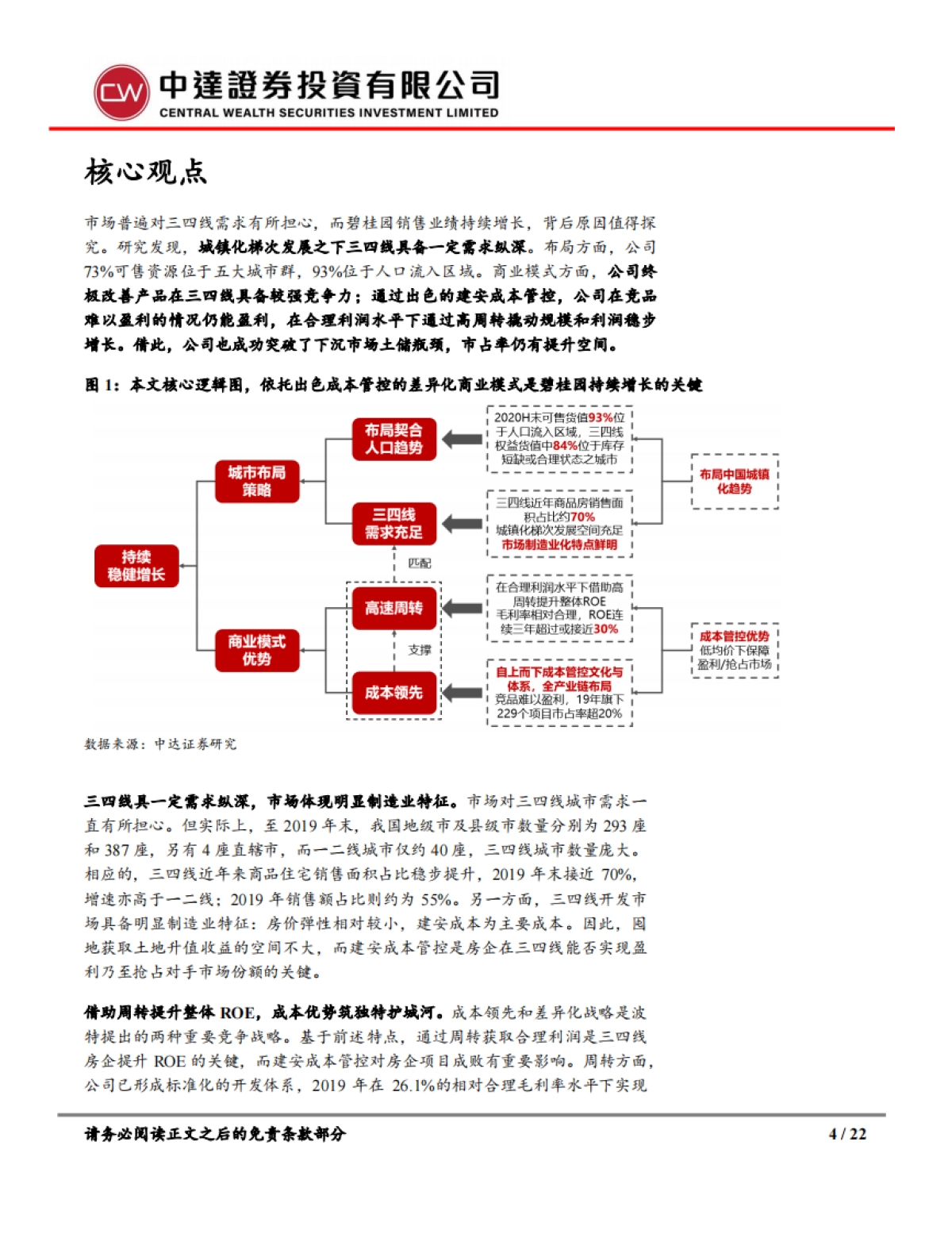 碧桂园深度研究系列之二：成本制胜，解析碧桂园三四线破局之道_第4页