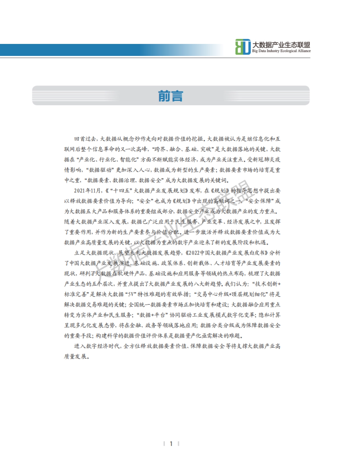 大数据产业生态联盟：2022中国大数据产业发展白皮书_第2页