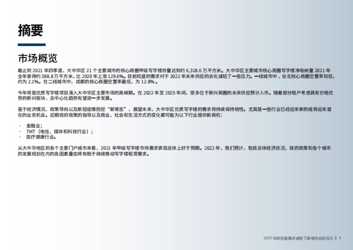 大中华区写字楼供应和需求前沿趋势-戴德梁行-56页_第3页