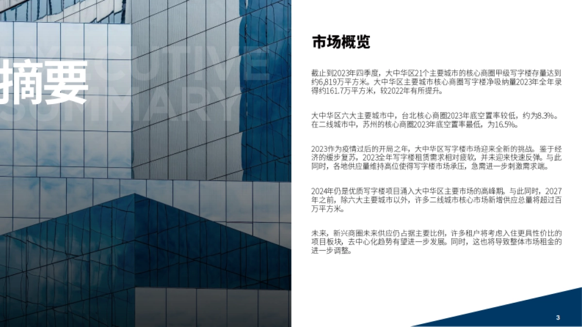 戴德梁行：2024大中华区写字楼供应与需求前沿趋势报告_第3页
