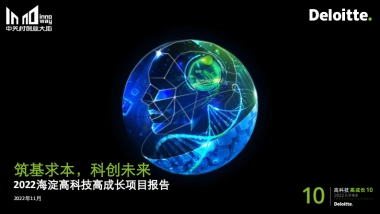 德勤：2022海淀高科技高成长项目报告