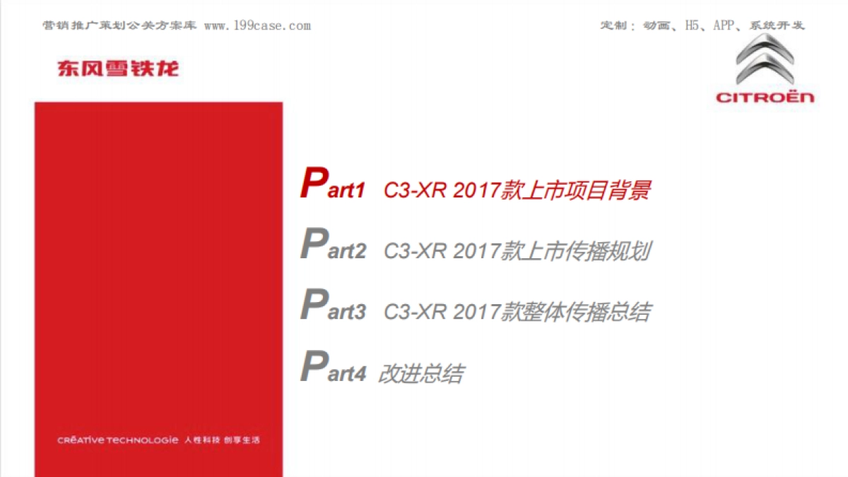 东风雪铁龙C3-XR 2017款上市期公关项目总结报告  _第2页