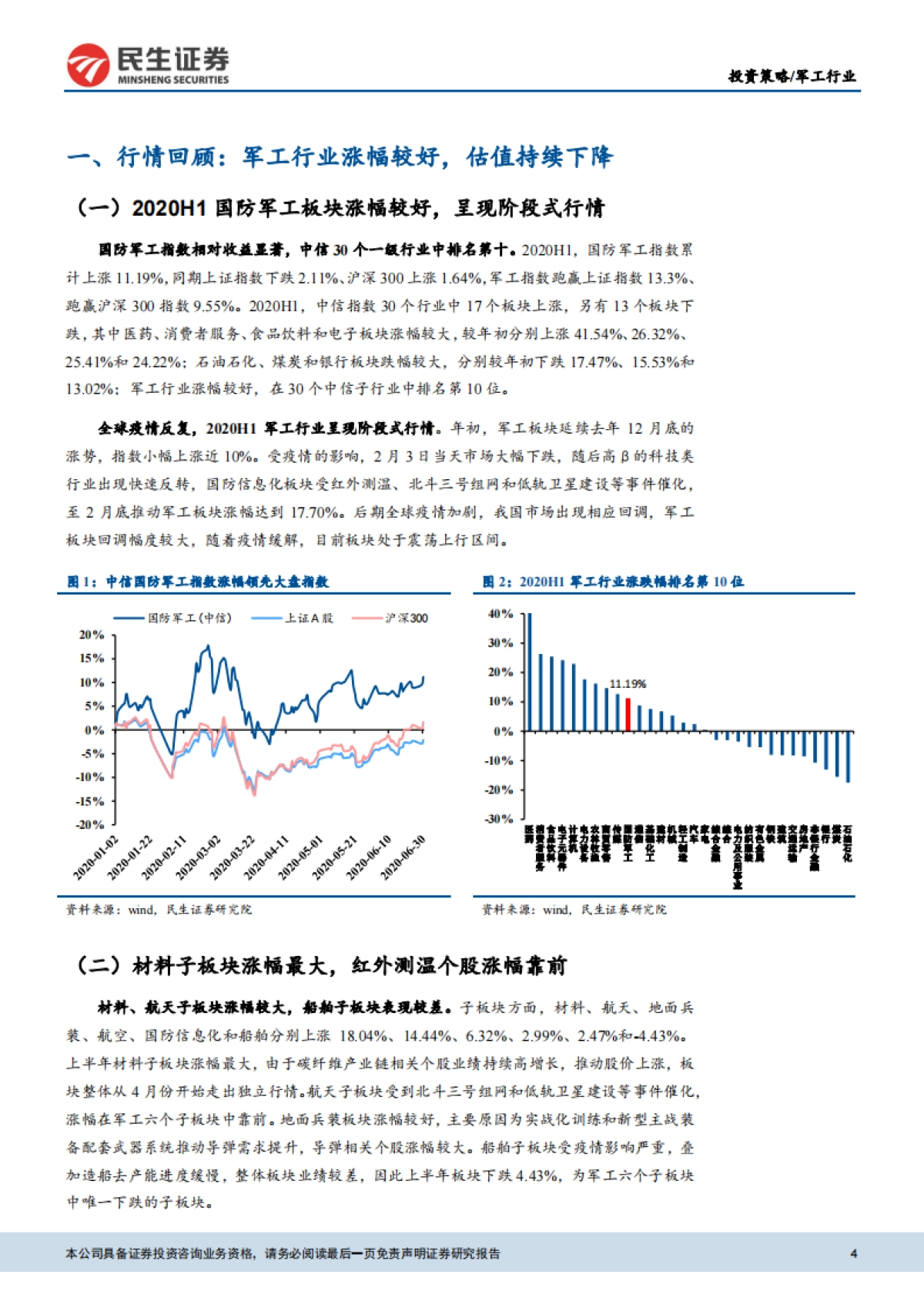 国防军工2020年中期策略报告：拨云见日，看好全年业绩增长_第4页