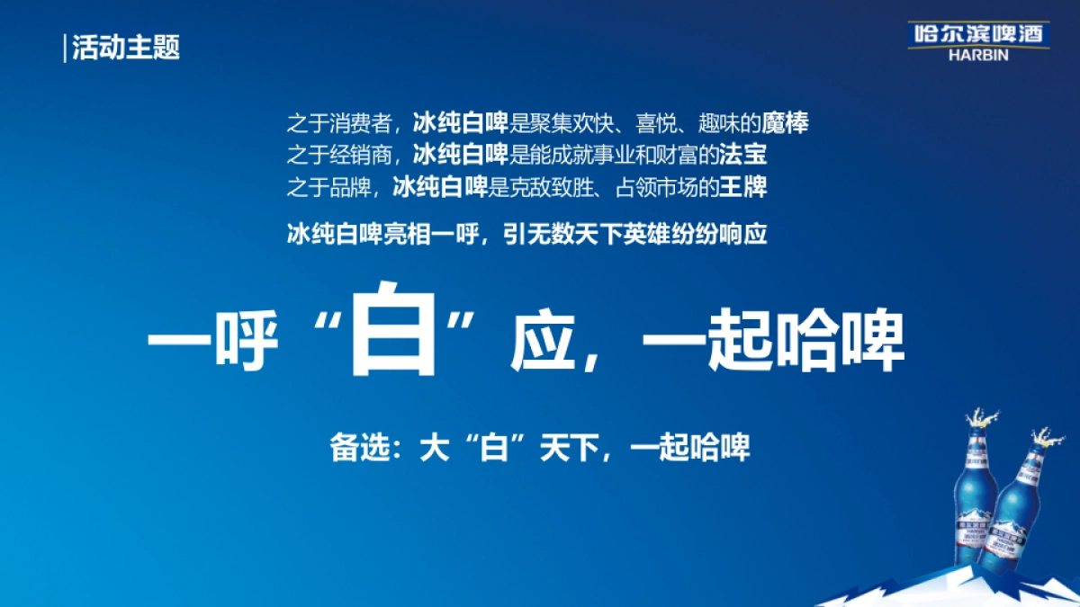 哈尔滨白啤订货会方案_第8页