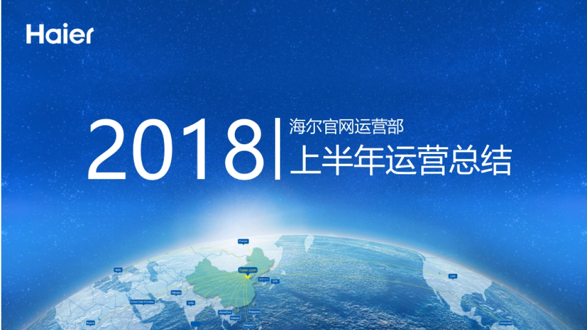 海尔官网2018年上半年总结_第1页