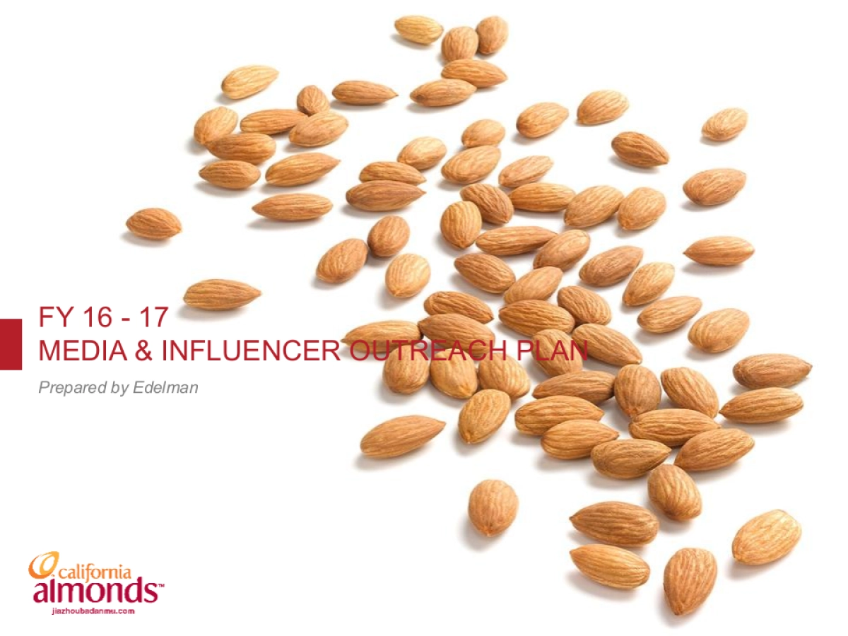 坚果 Media & Influencer Outreach Plan_第1页