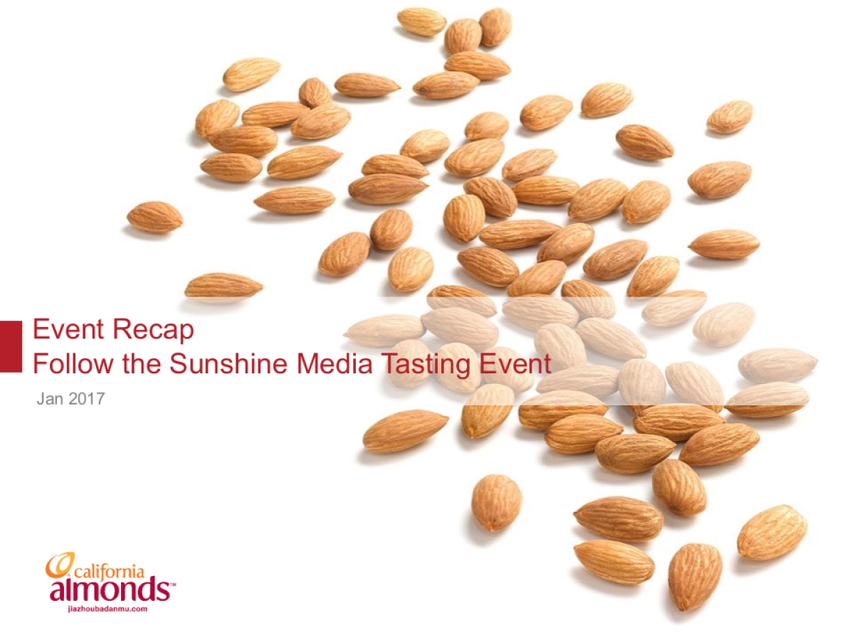 坚果Event Recap_ABC Follow the Sunshine Media Event_第1页