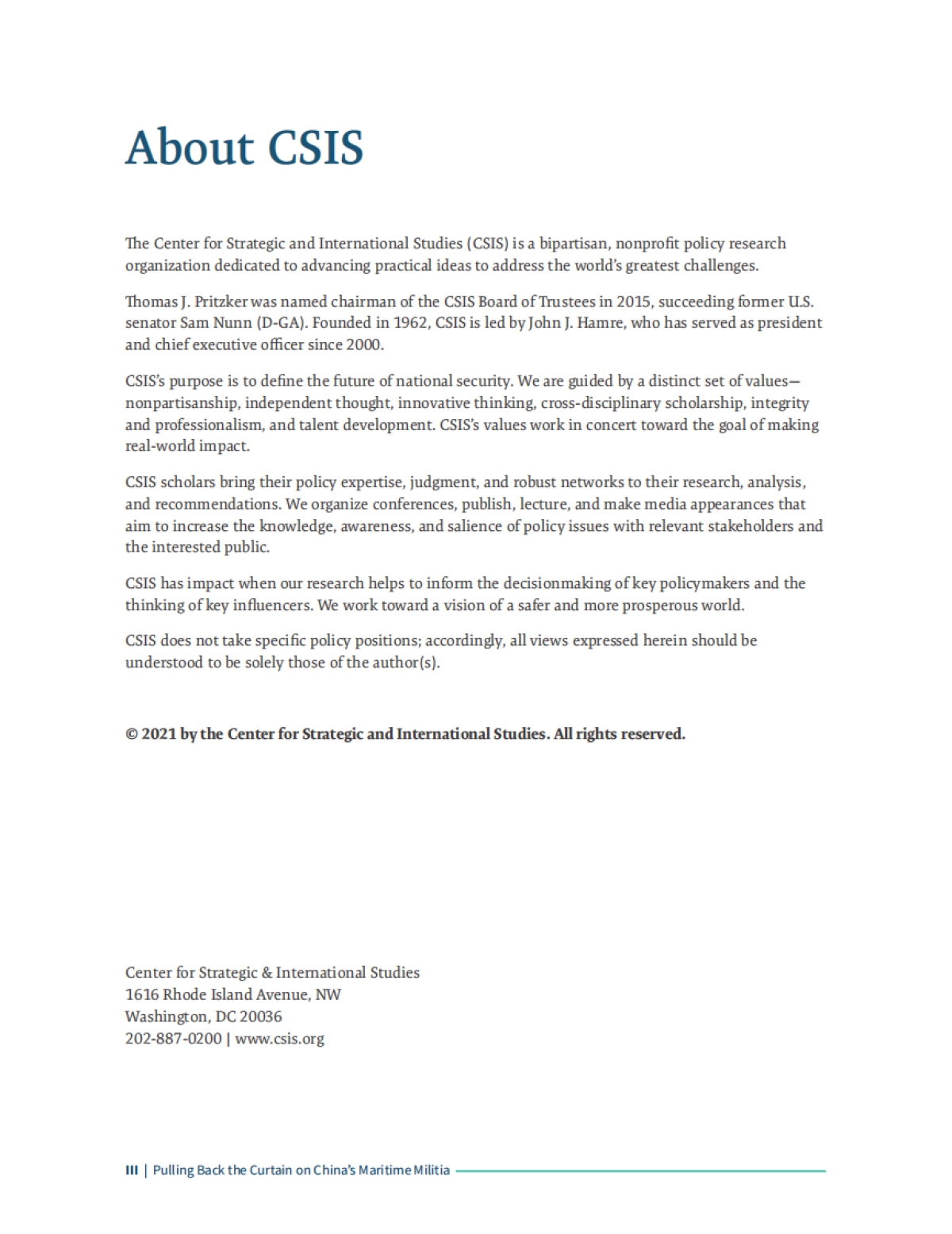 解开中国海上民兵的神秘面纱（英）-CSIS-87页_第3页