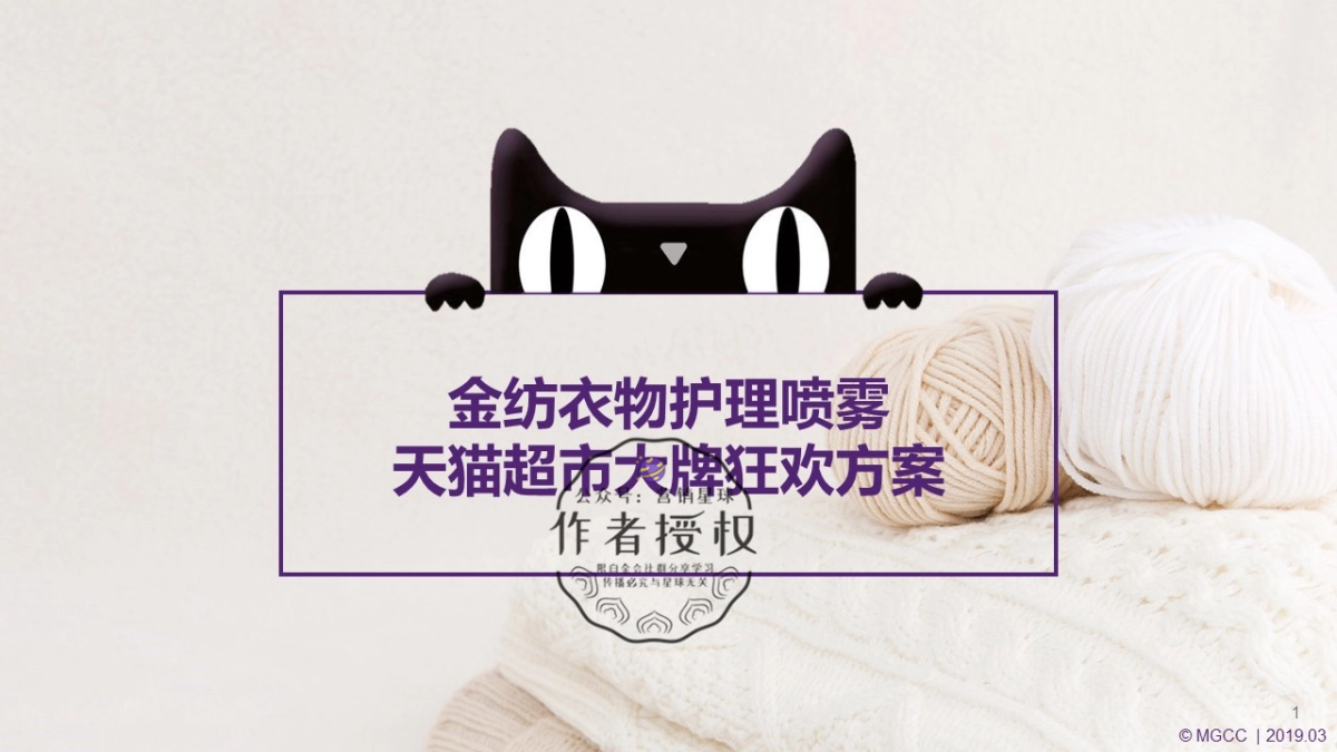 金纺衣物护理喷雾大牌狂欢方案_第1页