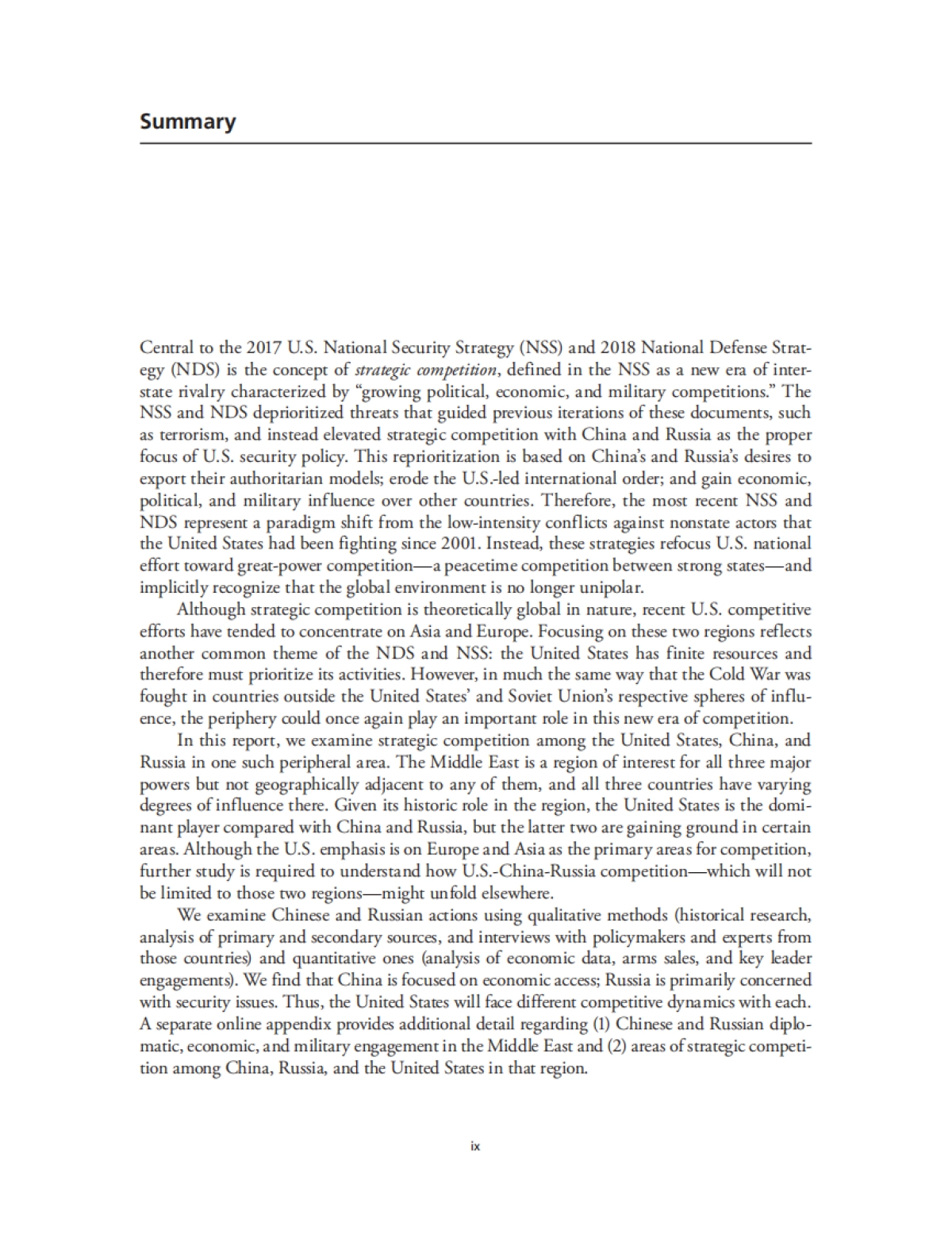 竞争的十字路口-中国、俄罗斯和美国在中东（英）-兰德-120页_第9页