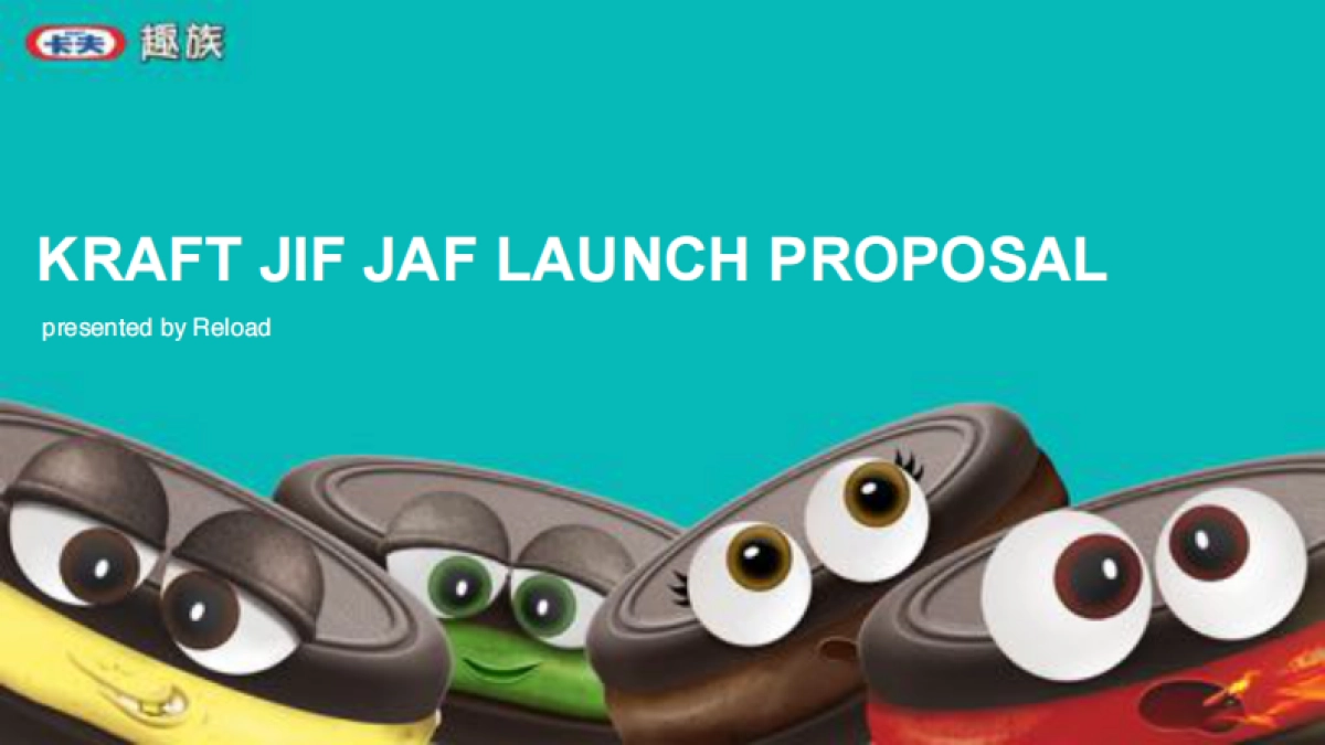 卡夫饼干Jif Jas launch proposal_第1页