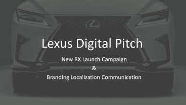 雷克萨斯LEXUS+Digital+Pitch+Presentation