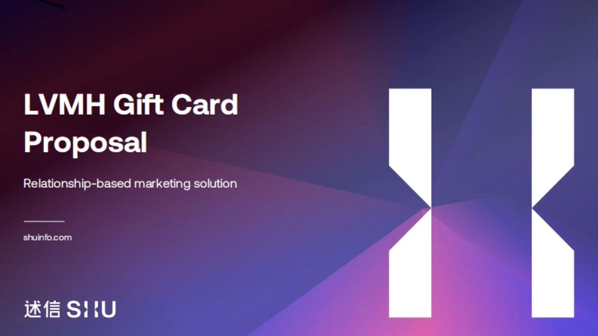 礼品卡LVMH Gift Card Proposal for brand_第1页