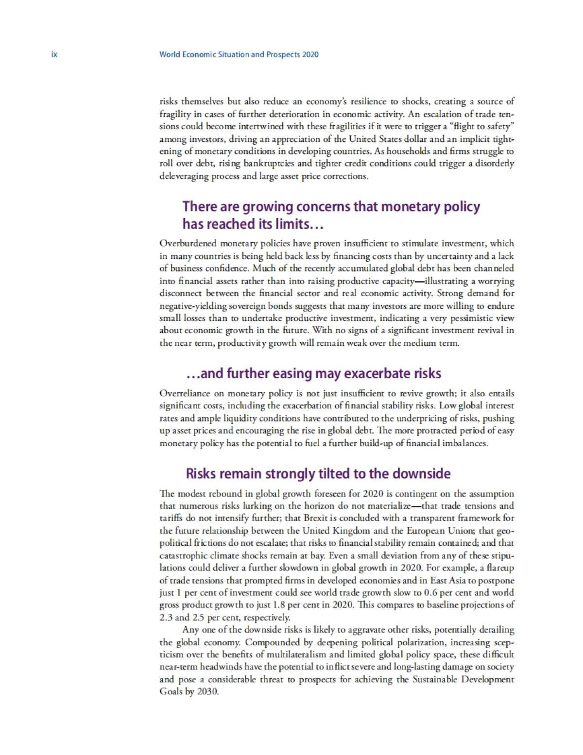 联合国-2020年世界经济形势与展望报告(英)_第9页