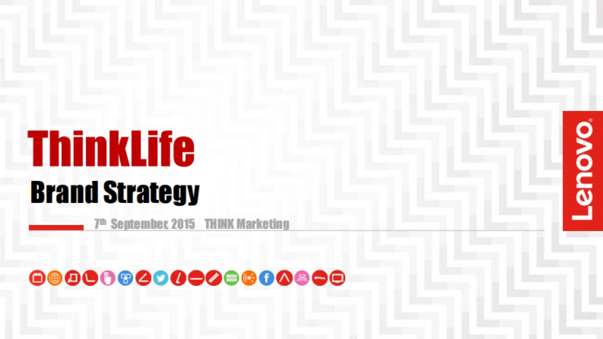 联想ThinkLife Brand strategy_第1页