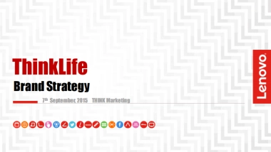 联想ThinkLife Brand strategy