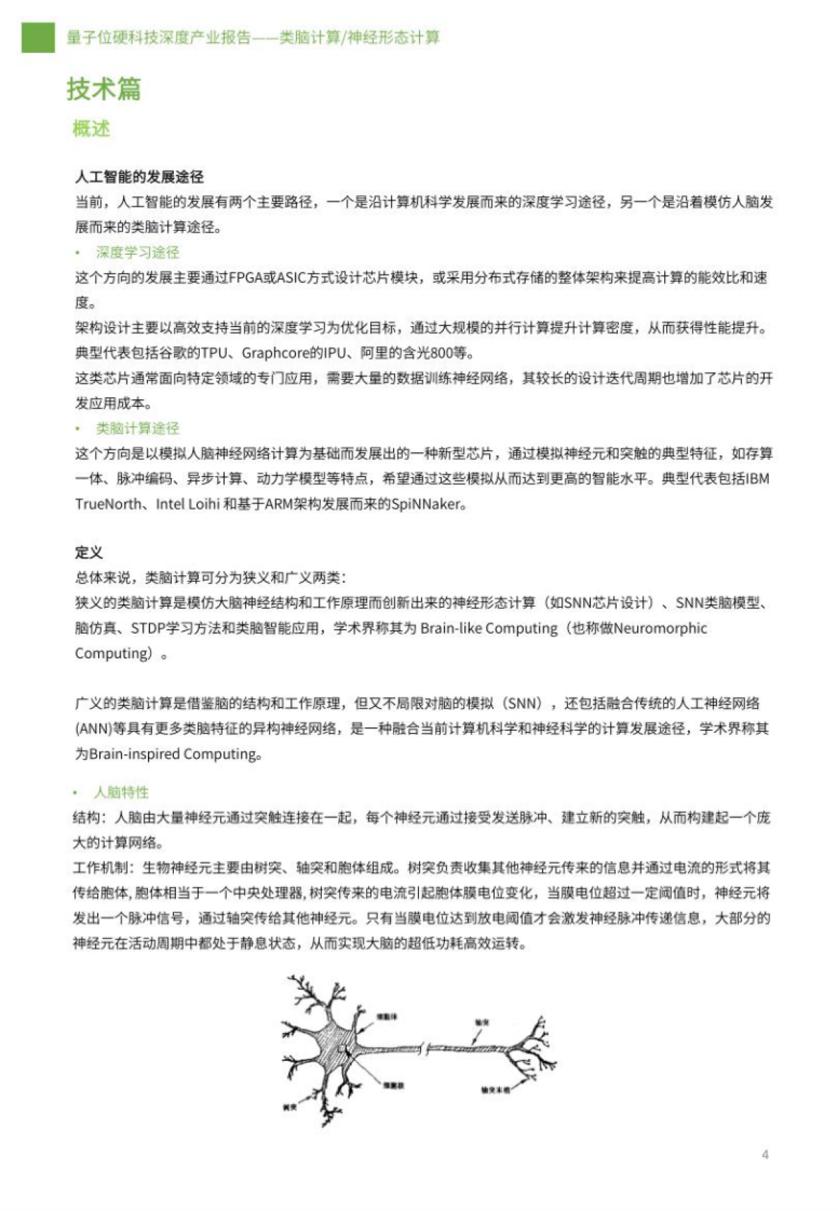 量子位：类脑计算-神经形态计算深度产业报告_第4页