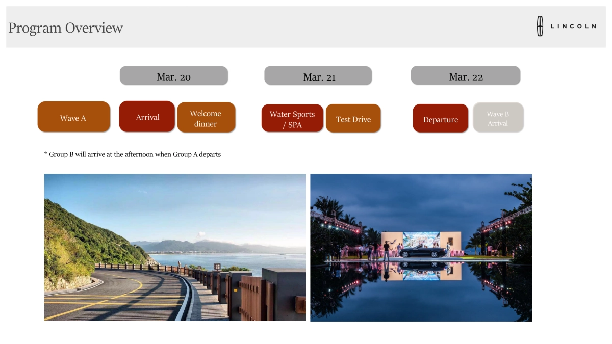 林肯MKZ HEV EXCLUSIVE MEDIA TEST DRIVE EVENT PROPOSAL_第5页
