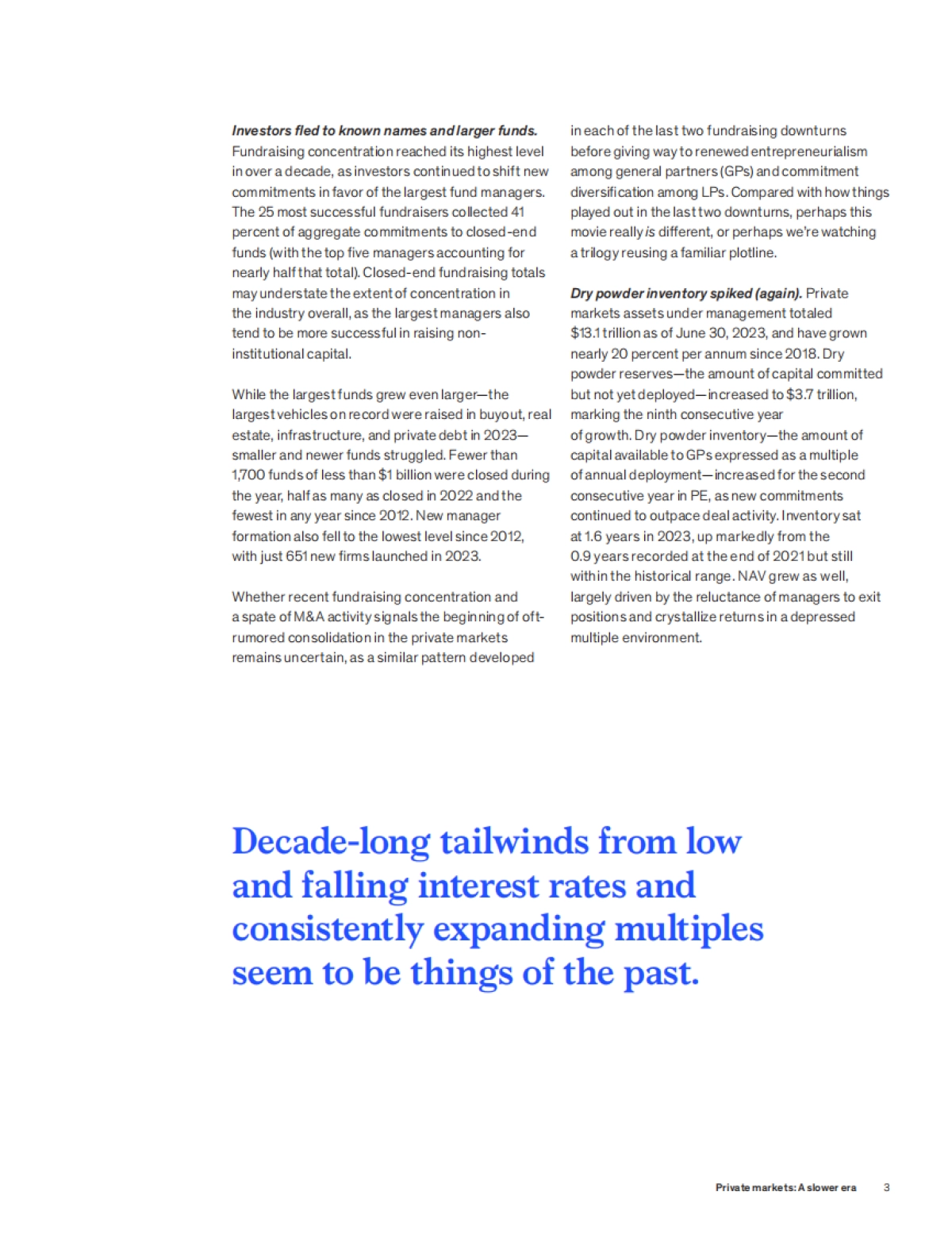 麦肯锡-麦肯锡全球私人市场评论2024:慢时代的私人市场(英)_第5页