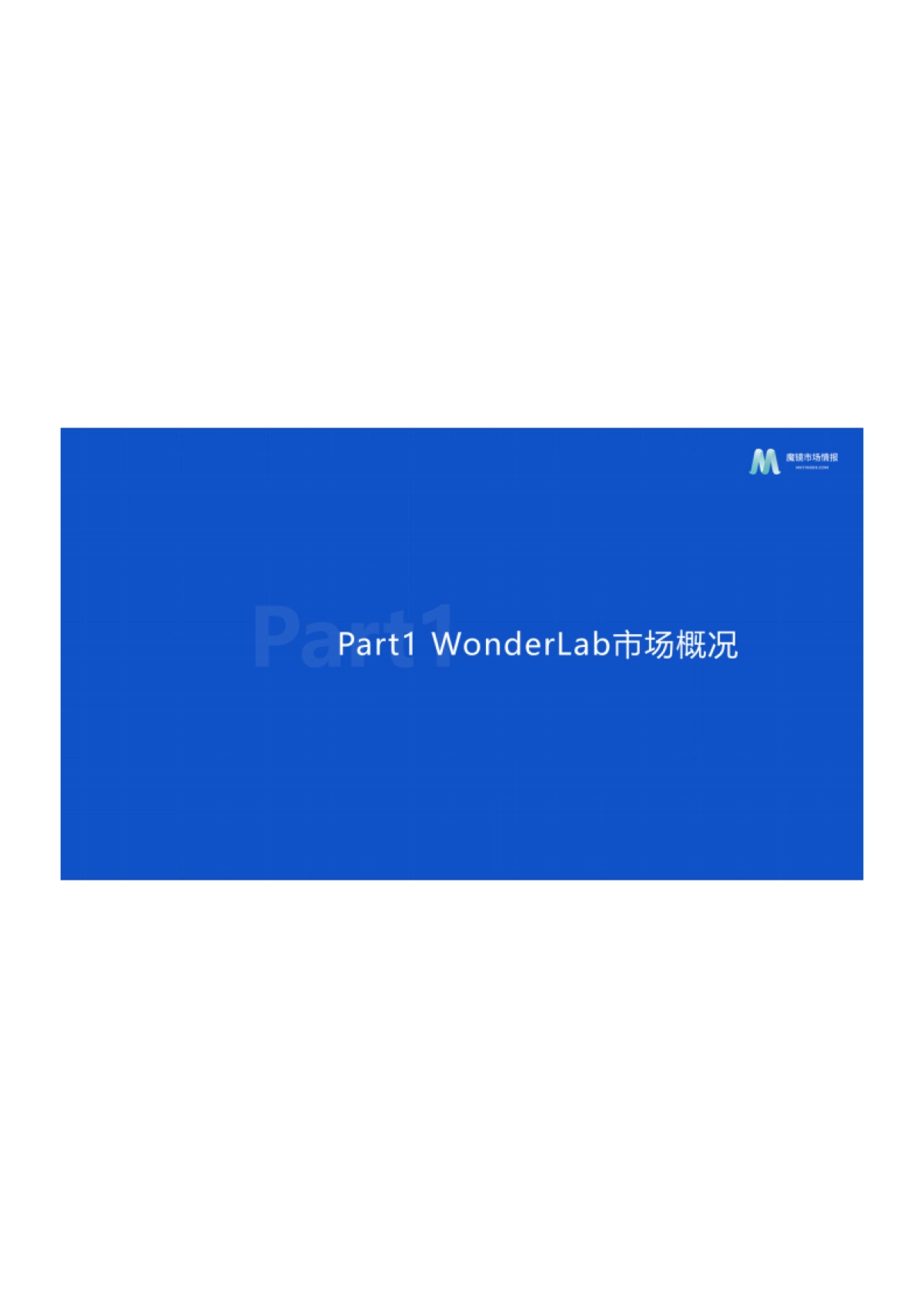 魔镜市场情报：2022年WonderLab市场洞察分析报告_第4页