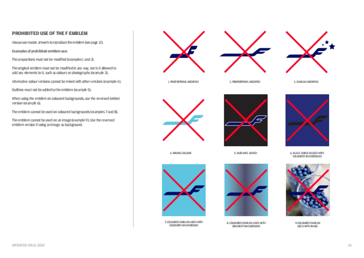 挪威航空Finnair_Graphics_Guidelines_第8页