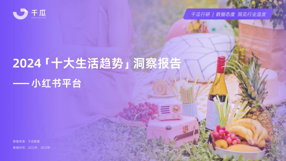 千瓜2024「十大生活趋势」洞察报告(小红书平台)_第1页