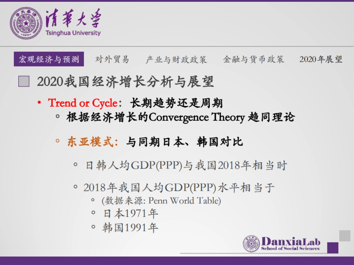 清华-我国宏观经济分析及2020年展望报告_第9页