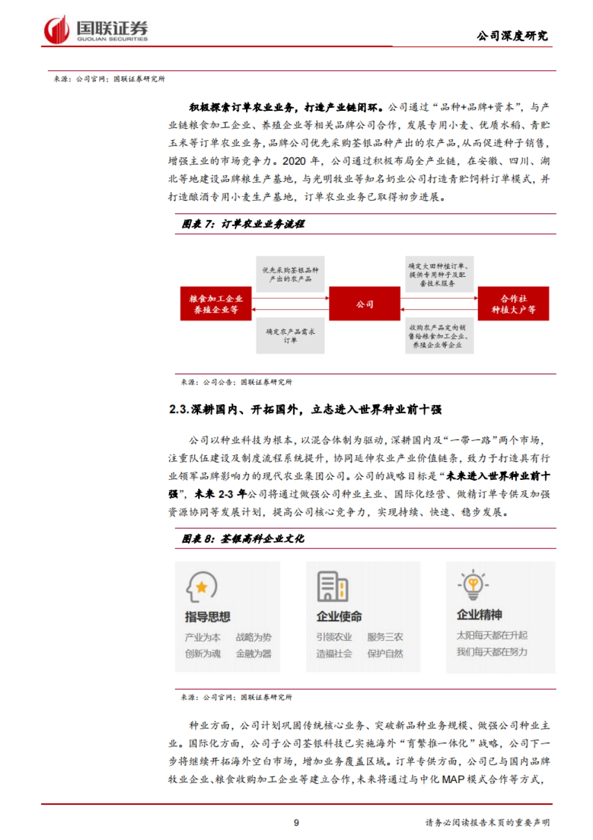 荃银高科专题报告：种业 服务打造产业闭环，借力先正达有望弯道超车_第9页