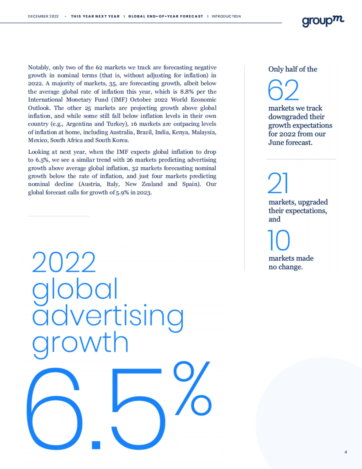 群邑:2022年年底全球广告预测报告_第4页