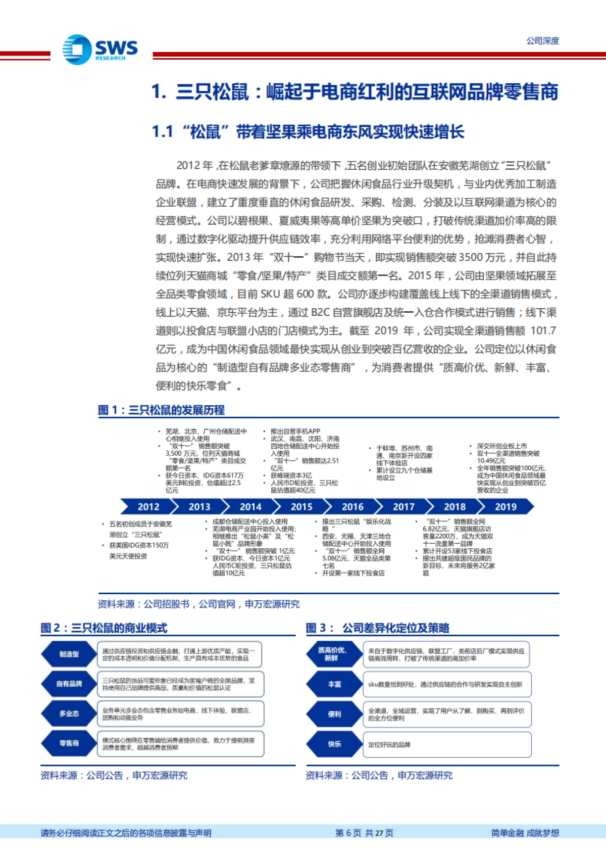 三只松鼠-乘势而上积极拥抱全渠道，打造全品类零食王国-申万宏源-27页_第6页