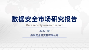 数据安全市场研究报告-数说安全研究院