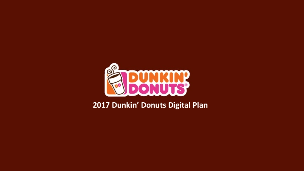甜甜圈Dunkin Donuts  digital marketing proposal final_Reload_第1页