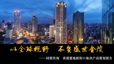 同策-南京香港置地新街口地块产品策划报告