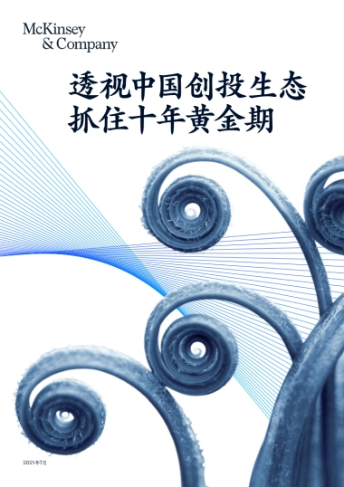 透视中国创投生态抓住十年黄金期(2021)-麦肯锡